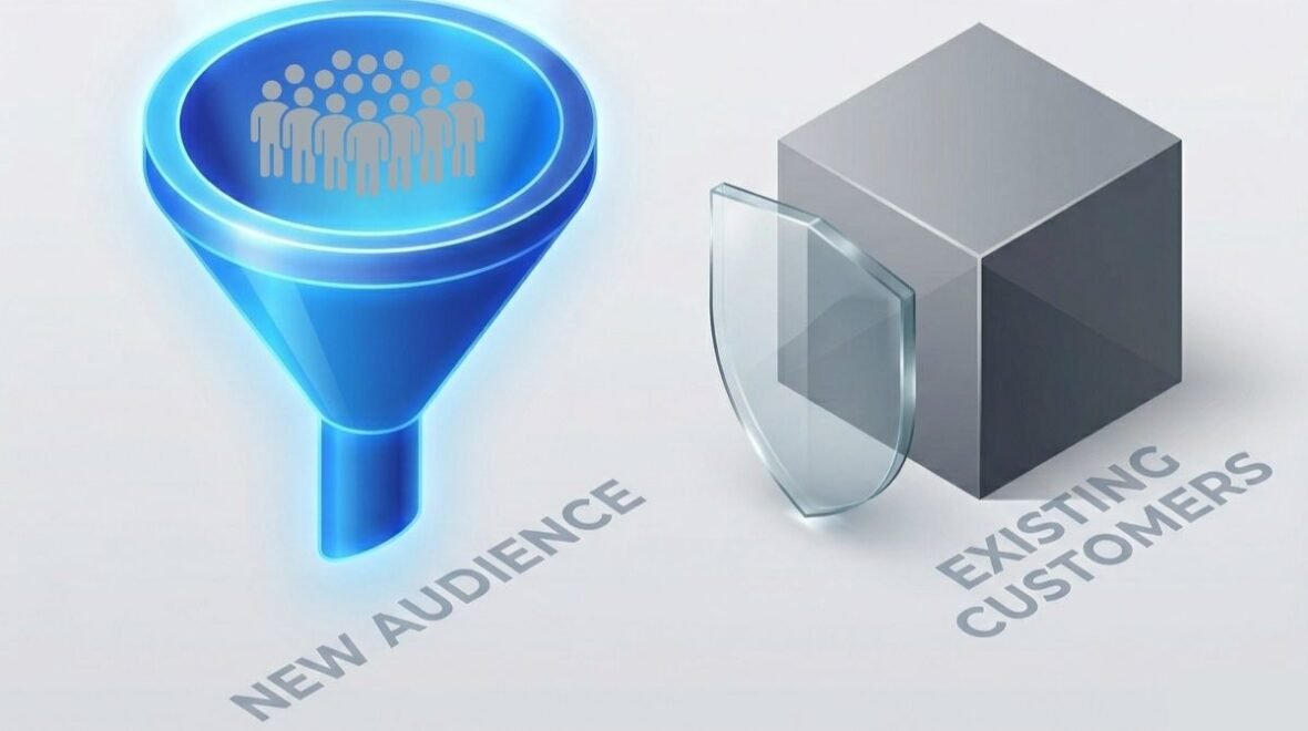 Exclude Your Current Customer List from “Top-of-Funnel” Campaigns to Ensure 100% of Your Spend Reaches New Eyes